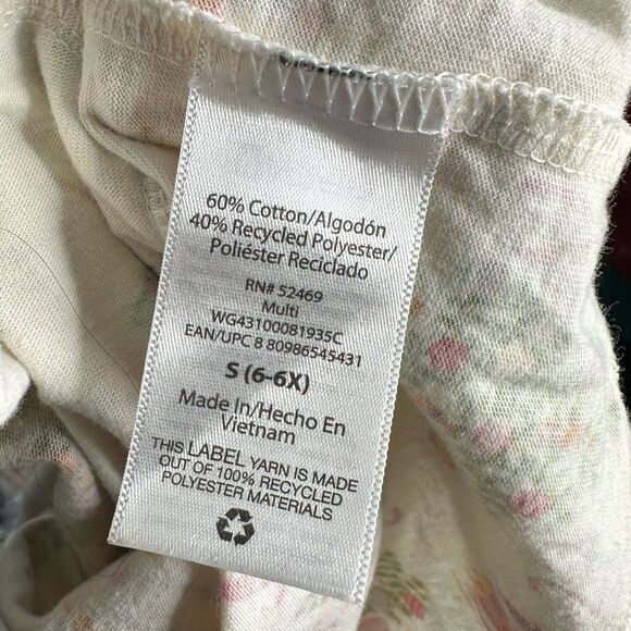 Wonder Nation Soft Knit Cotton Nutcracker Themed Girls Long Sleeve Dress Size 6 - Picture 5 of 6